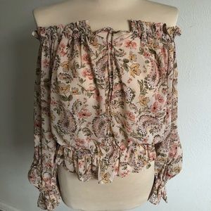 Bohemian Top Off Shoulder